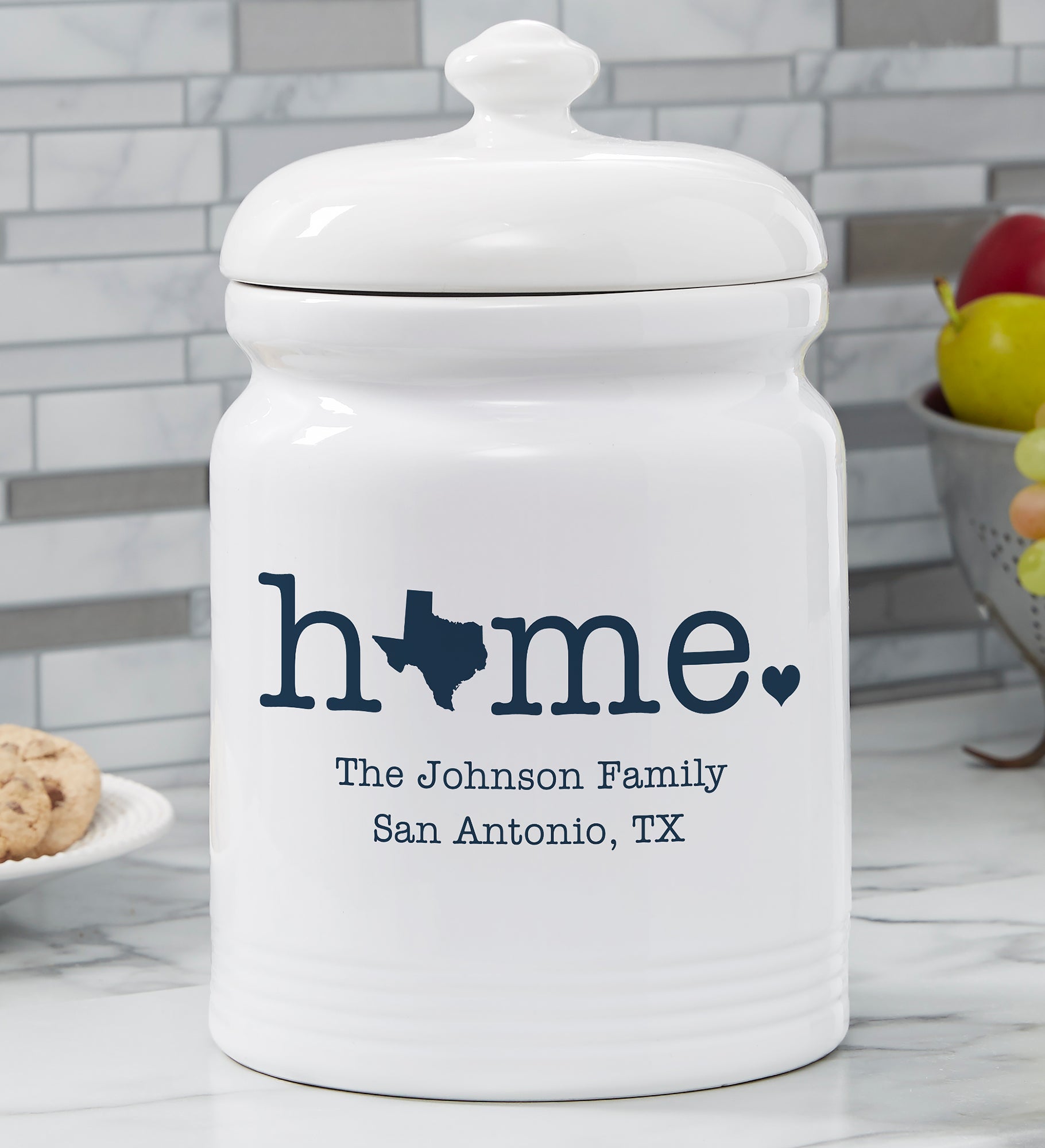 Home State Personalized Cookie Jar